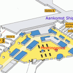 Plattegrond van Meeting Point Schiphol Airport